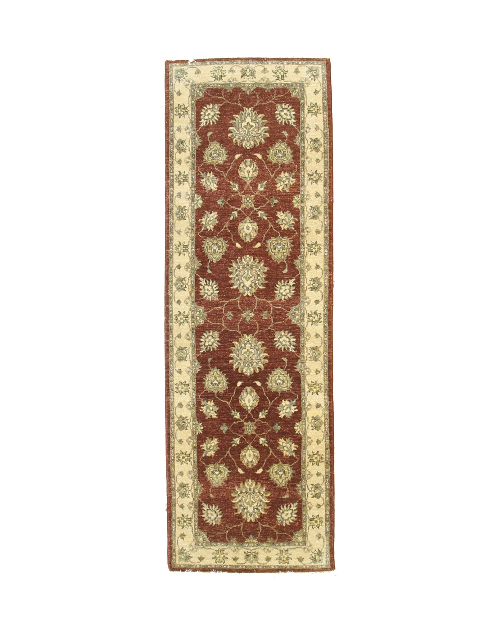 EORC Red Hand Knotted Wool Agra Rug