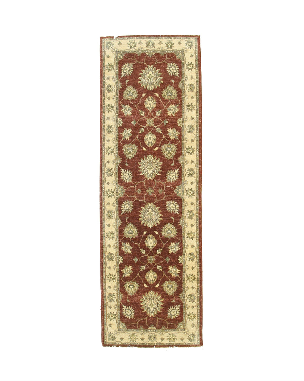 EORC Red Hand Knotted Wool Agra Rug