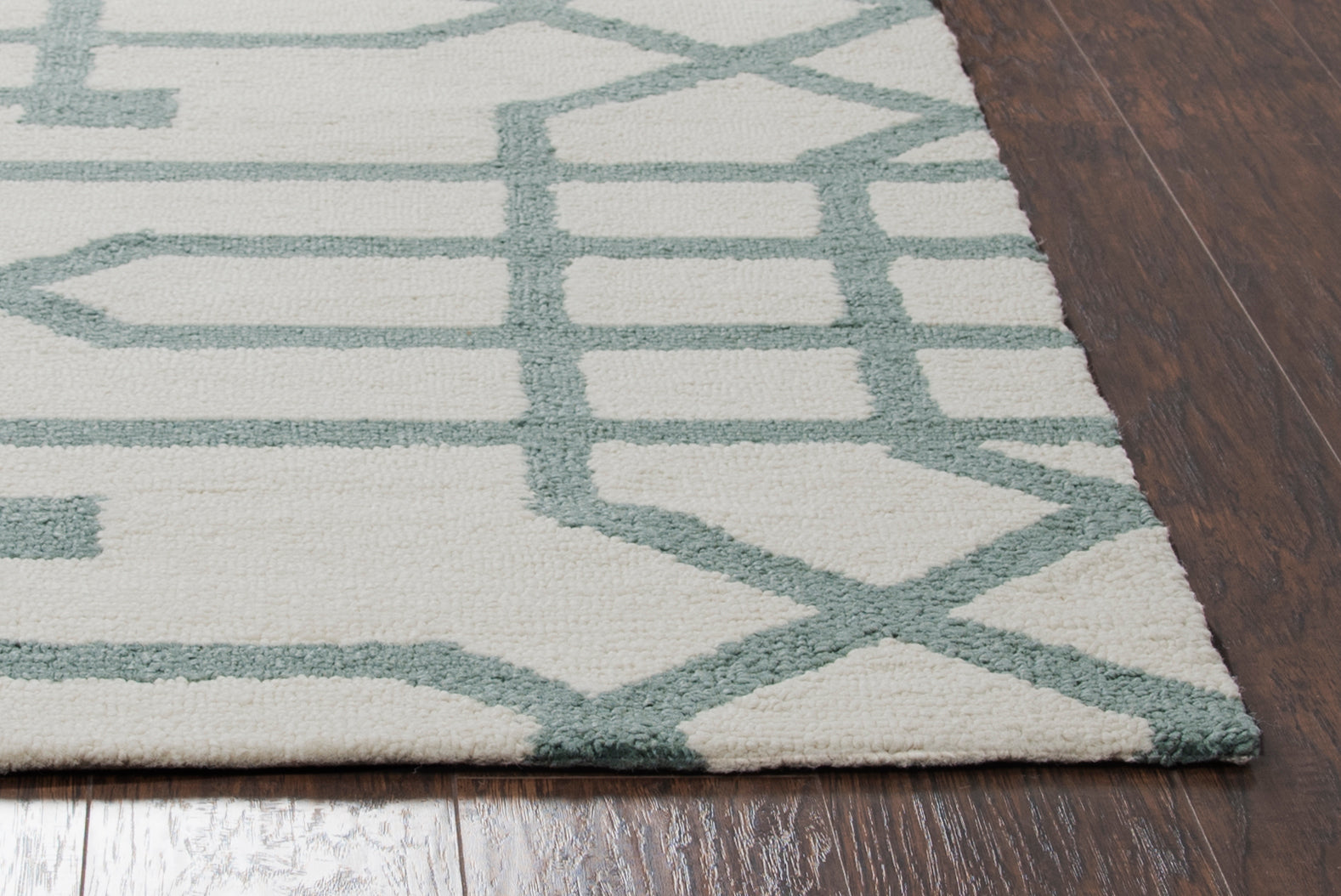 Rizzy Home Azzura Hill AH037A Off White Trellis/Geometric Area Rug
