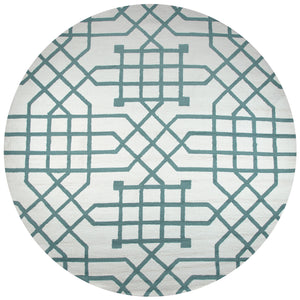 Rizzy Home Azzura Hill AH037A Off White Trellis/Geometric Area Rug