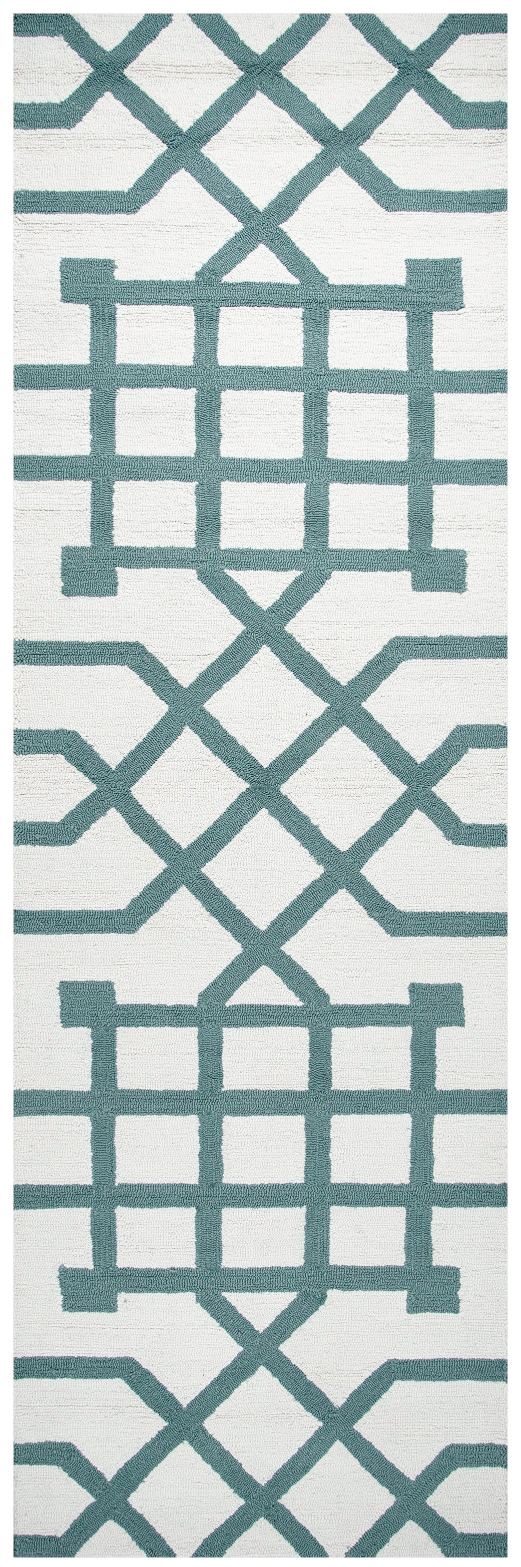 Rizzy Home Azzura Hill AH037A Off White Trellis/Geometric Area Rug