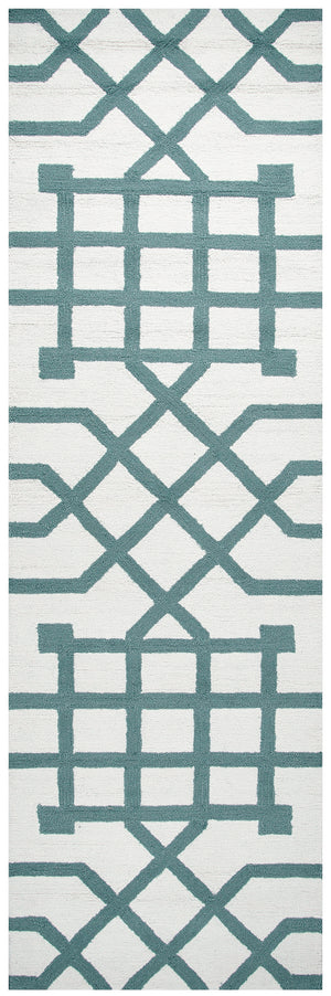 Rizzy Home Azzura Hill AH037A Off White Trellis/Geometric Area Rug