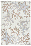 Rizzy Home Azzura Hill AH066A Off White Coastal Area Rug
