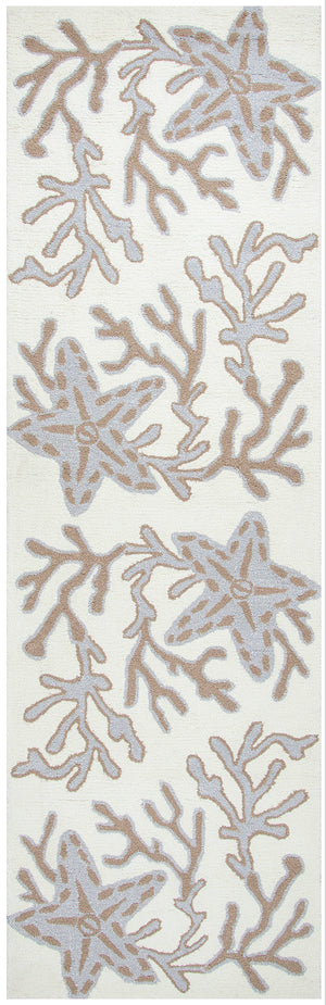 Rizzy Home Azzura Hill AH066A Off White Coastal Area Rug