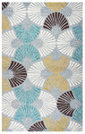 Rizzy Home Azzura Hill AH9668 Gray Geometric Area Rug