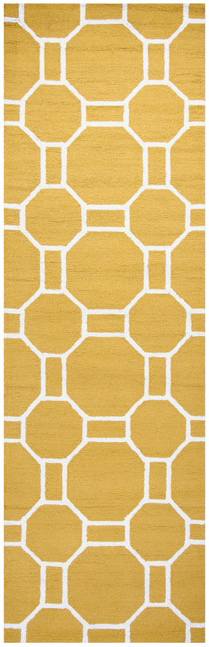 Rizzy Home Azzura Hill AH9786 Gold Geometric Area Rug