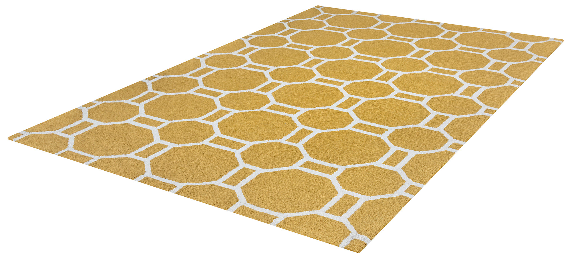 Rizzy Home Azzura Hill AH9786 Gold Geometric Area Rug
