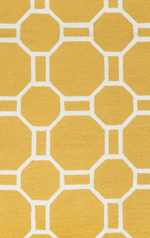 Rizzy Home Azzura Hill AH9786 Gold Geometric Area Rug