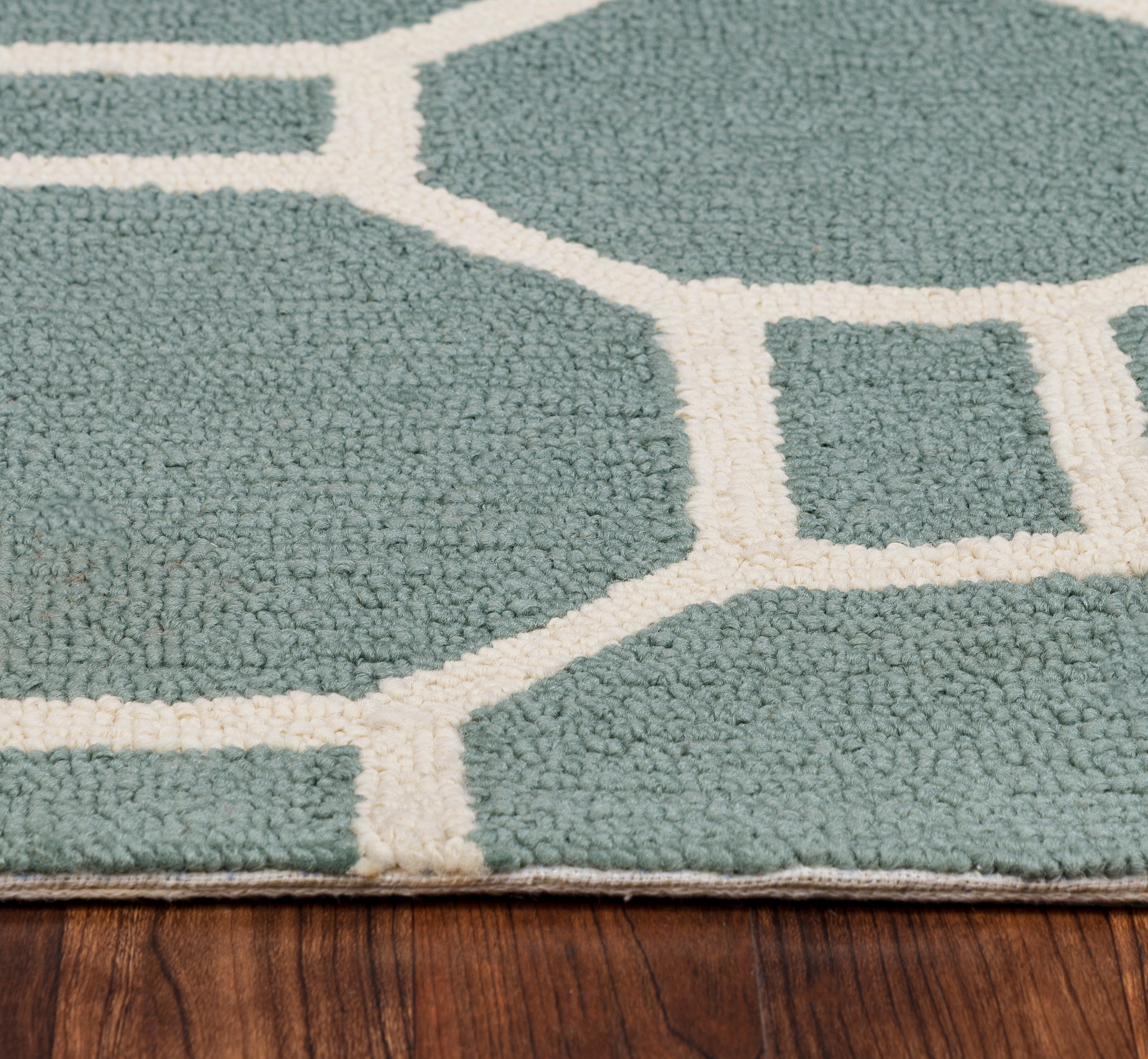 Rizzy Home Azzura Hill AH9934 Dark Sage Geometric Area Rug