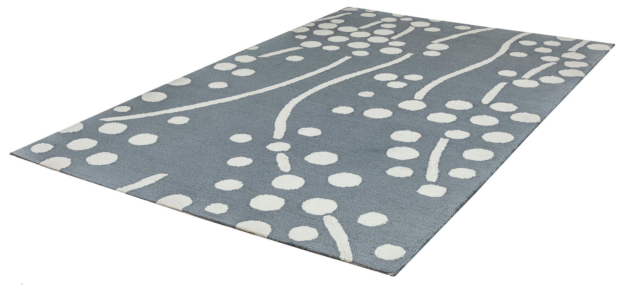 Rizzy Home Azzura Hill AH9936 Ivory Dots And Lines Area Rug