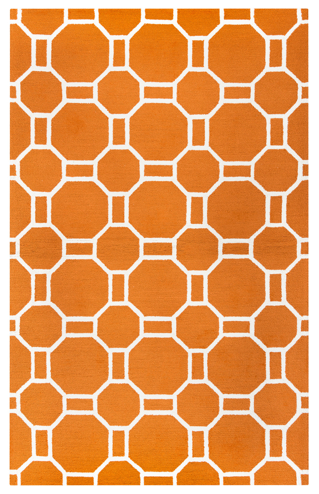 Rizzy Home Azzura Hill AH9943 Orange Geometric Area Rug