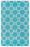 Rizzy Home Azzura Hill AH9944 Teal Geometric Area Rug