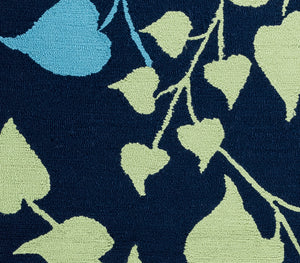 Rizzy Home Azzura Hill AH9965 Indigo Botanical Area Rug
