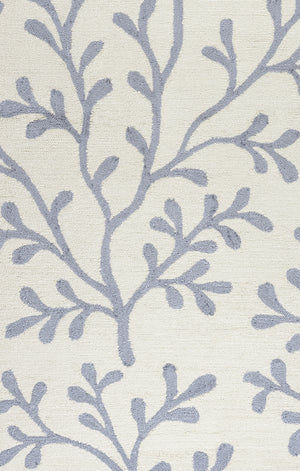 Rizzy Home Azzura Hill AH9968 Ivory Botanical Area Rug