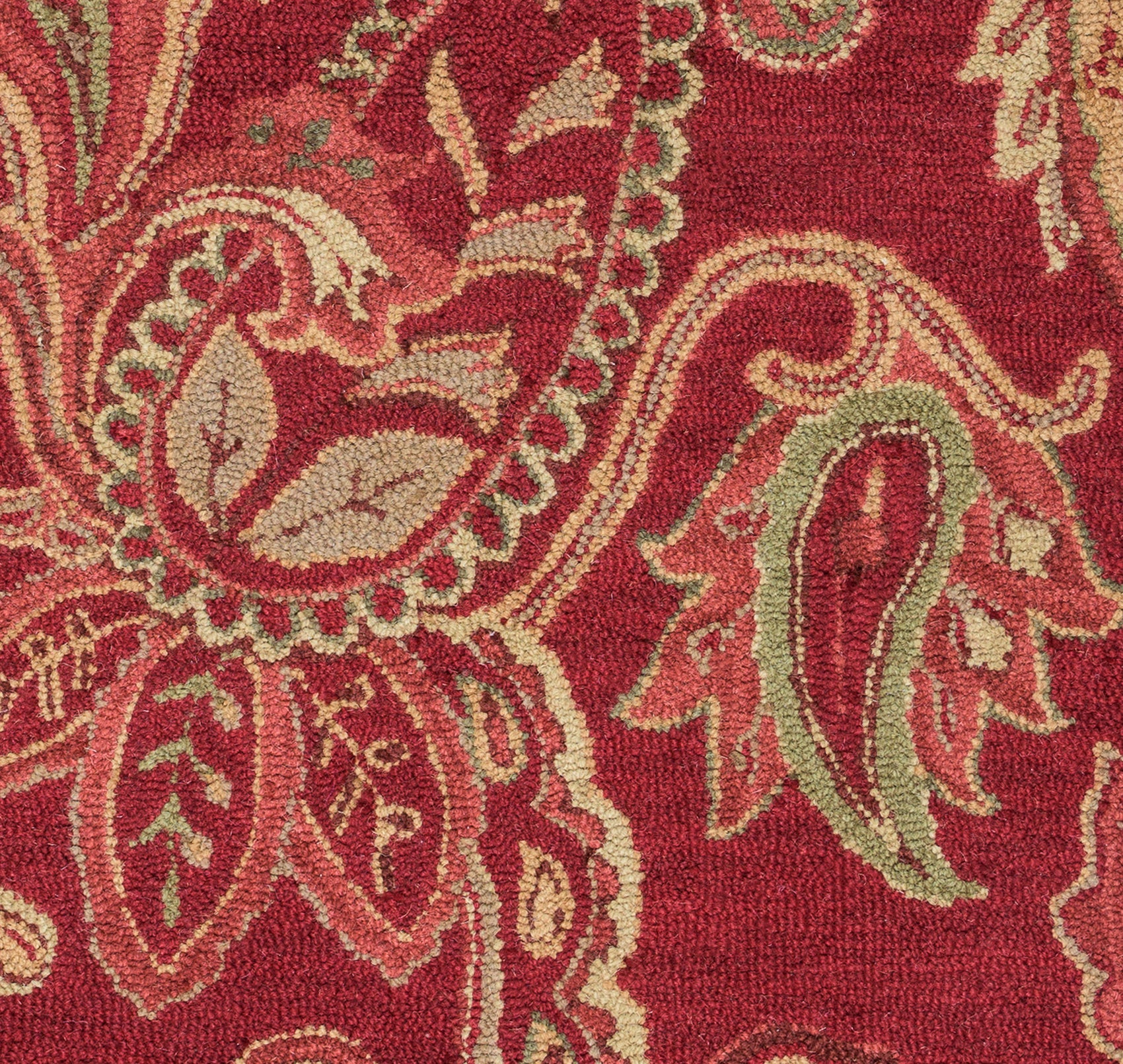 Rizzy Home Ashlyn AL2651 Burgundy Paisley Area Rug