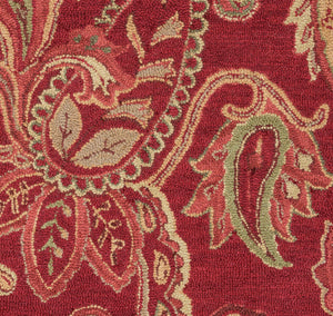 Rizzy Home Ashlyn AL2651 Burgundy Paisley Area Rug