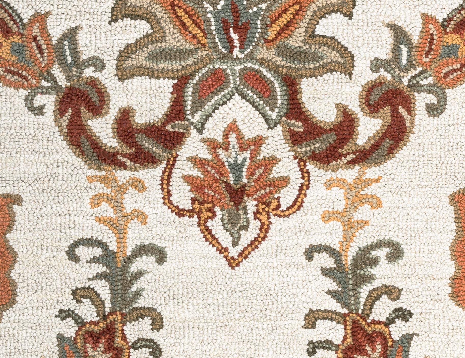 Rizzy Home Ashlyn AL2665 Ivory Ornamental Area Rug