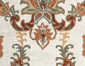 Rizzy Home Ashlyn AL2665 Ivory Ornamental Area Rug