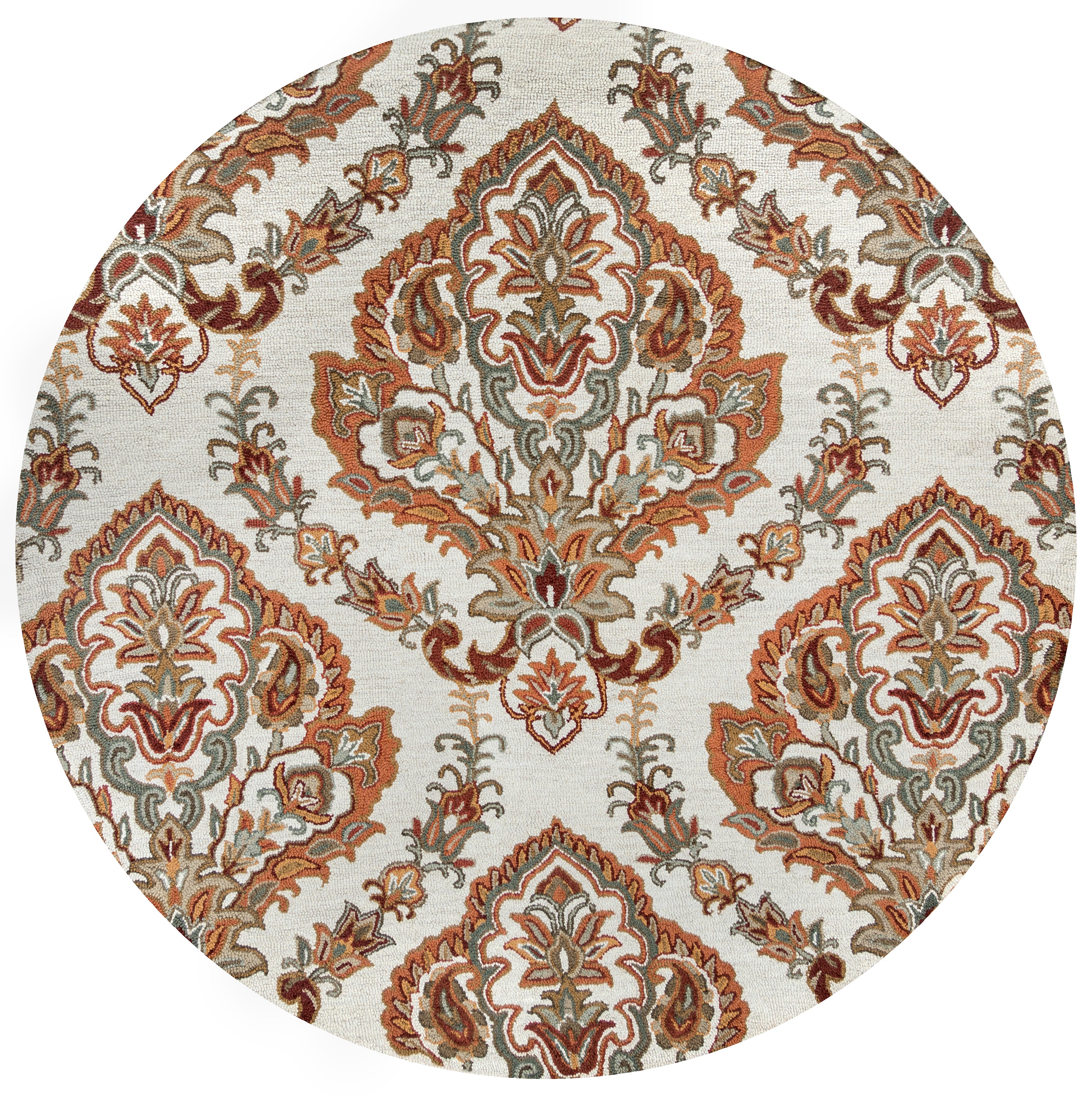Rizzy Home Ashlyn AL2665 Ivory Ornamental Area Rug