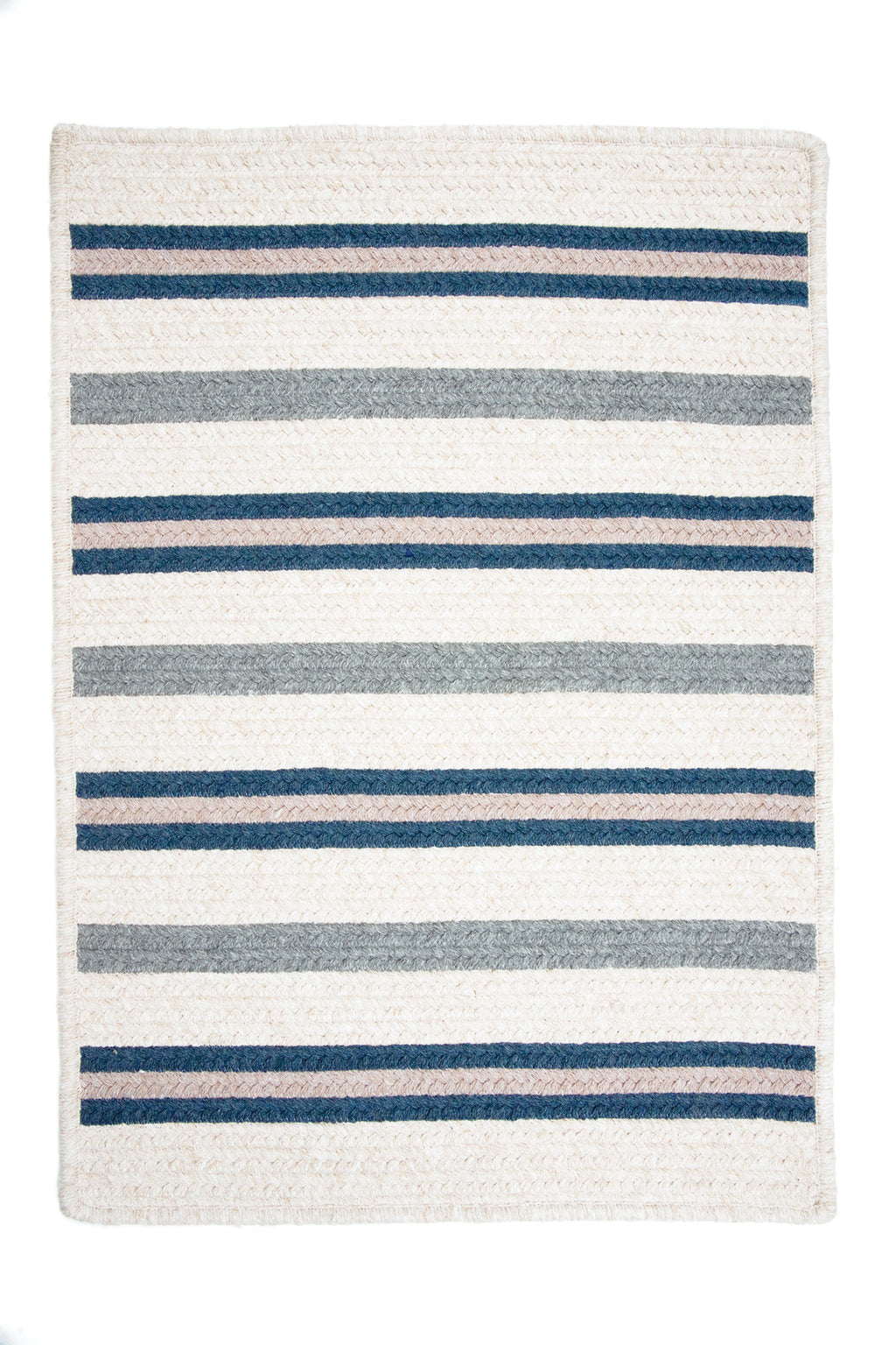 Colonial Mills Allure AL59 Polo Blue Stripes Area Rug