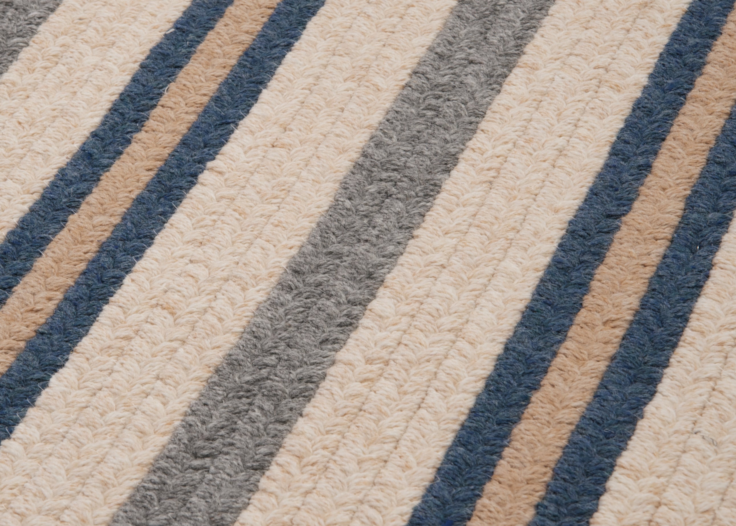 Colonial Mills Allure AL59 Polo Blue Stripes Area Rug