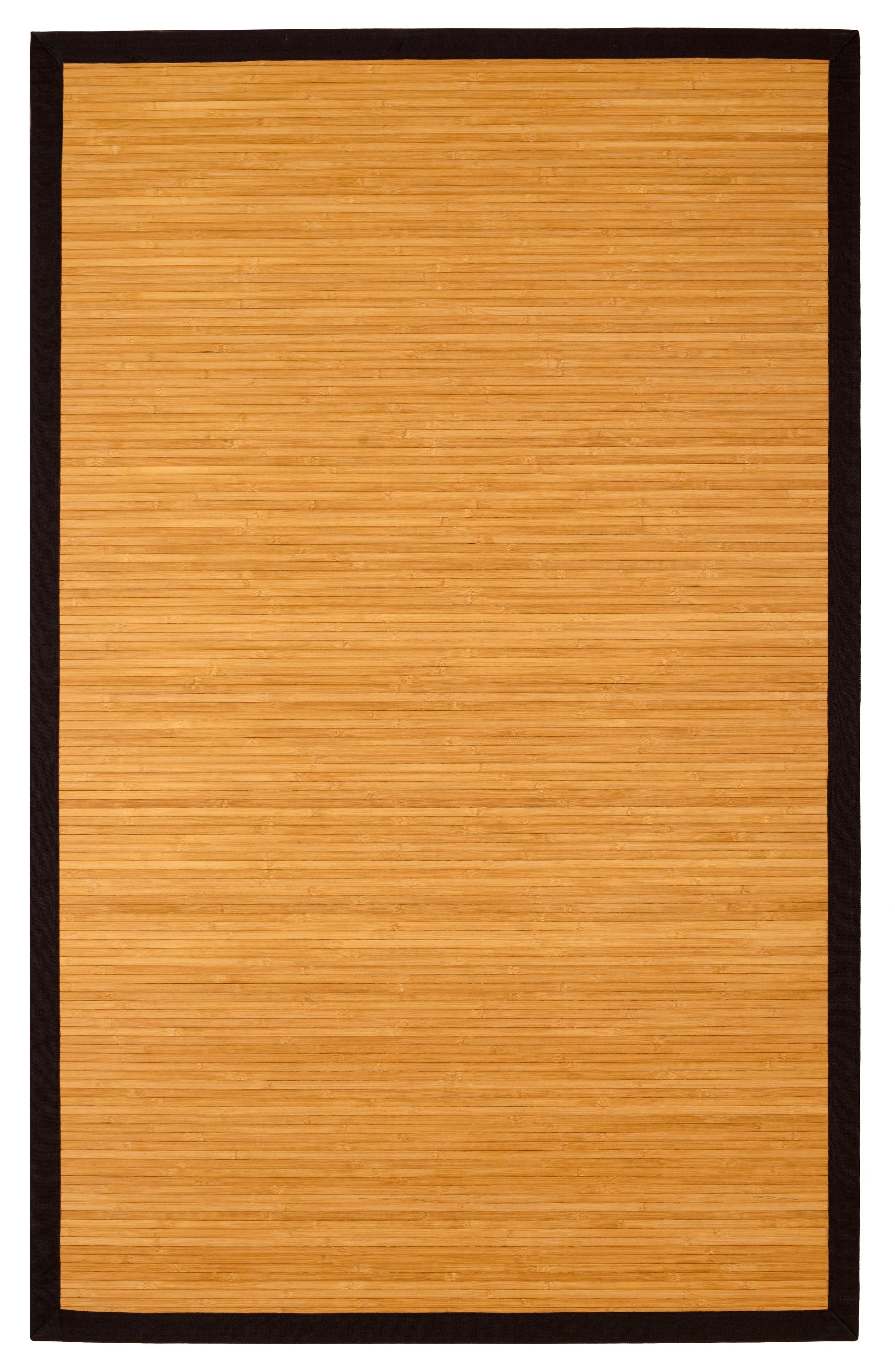 Anji Mountain Contemporary Natural Bamboo Area Rug