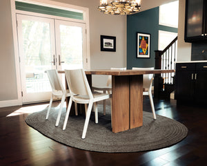Anji Mountain Kerala Gray Jute Area Rug