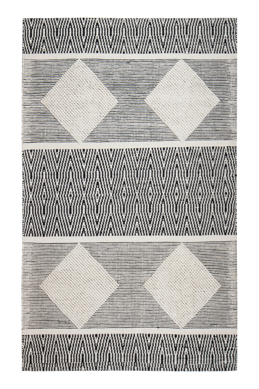Anji Mountain Oboto Hand-Loomed Tribal Area Rug