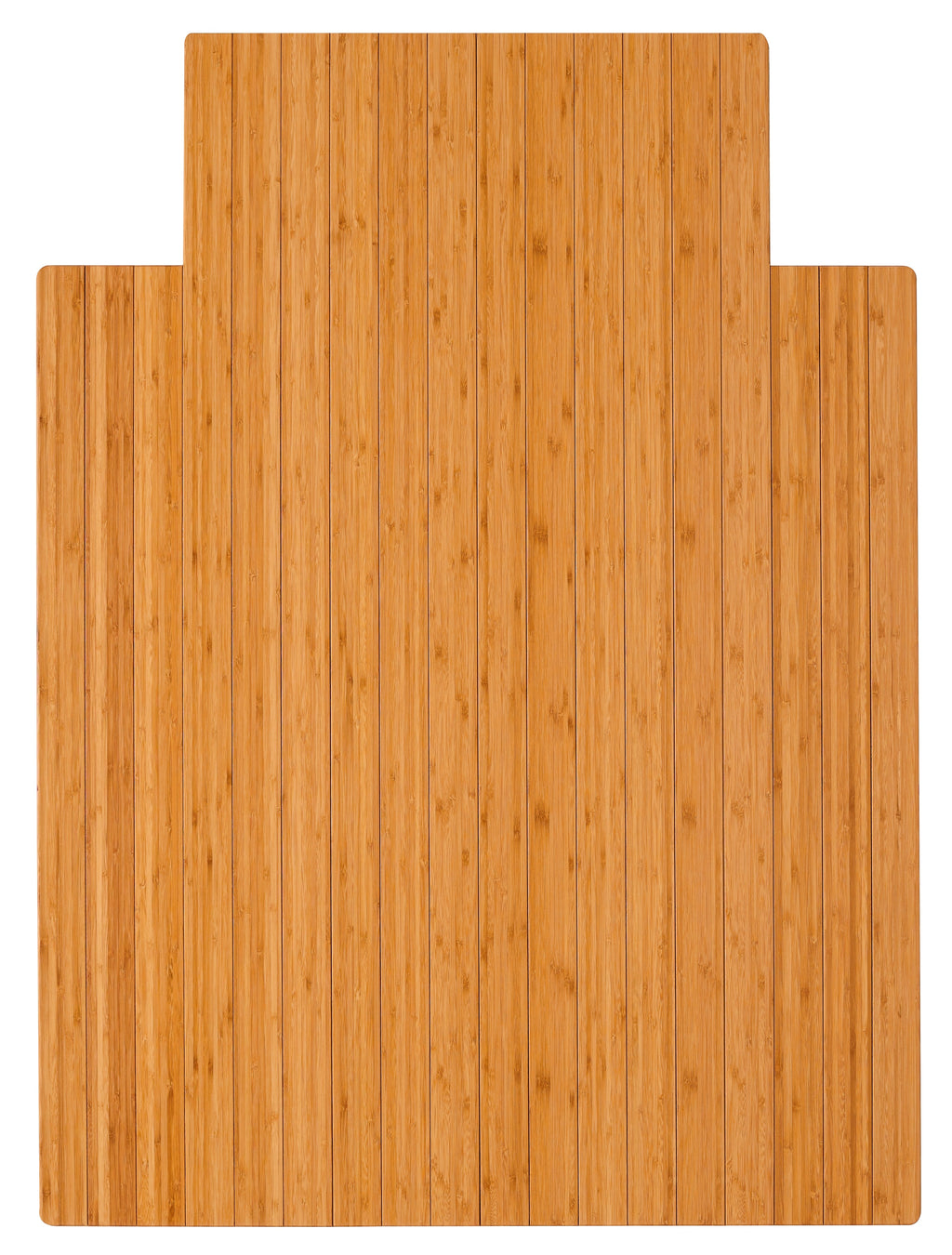 Anji Mountain Bamboo Roll-Up Chairmat 36" x 48" with lip