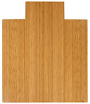 Anji Mountain Bamboo Deluxe Roll-Up Chairmat 44" x 52" with lip