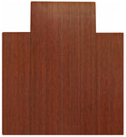 Anji Mountain Bamboo Roll-Up Chairmat 44" x 52" with lip