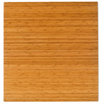 Anji Mountain Bamboo Roll-Up Chairmat 52" x 48" no lip