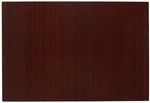 Anji Mountain Bamboo Deluxe Roll-Up Chairmat 72" x 48" no lip