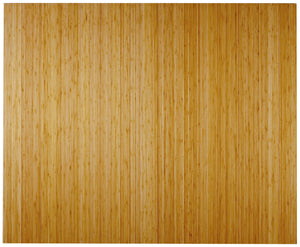 Anji Mountain Bamboo Deluxe Roll-Up Chairmat 60" x 48" no lip