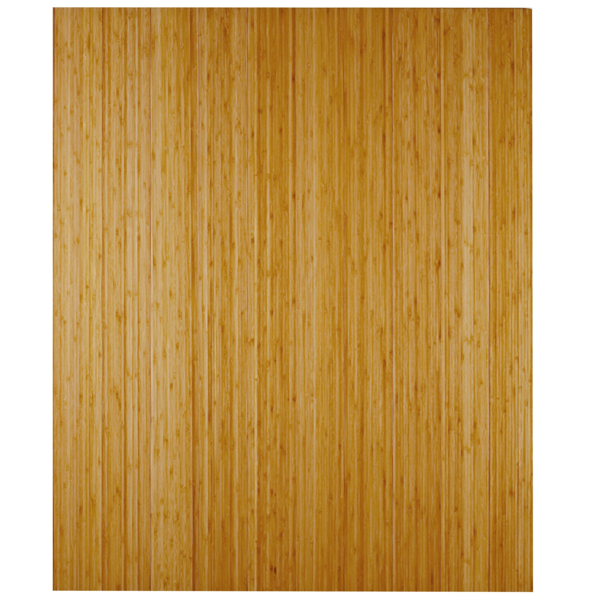 Anji Mountain Bamboo Deluxe Roll-Up Chairmat 43" x 48" no lip