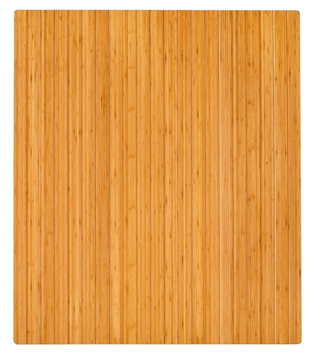 Anji Mountain Bamboo Roll-Up Chairmat 42" x 48" no lip