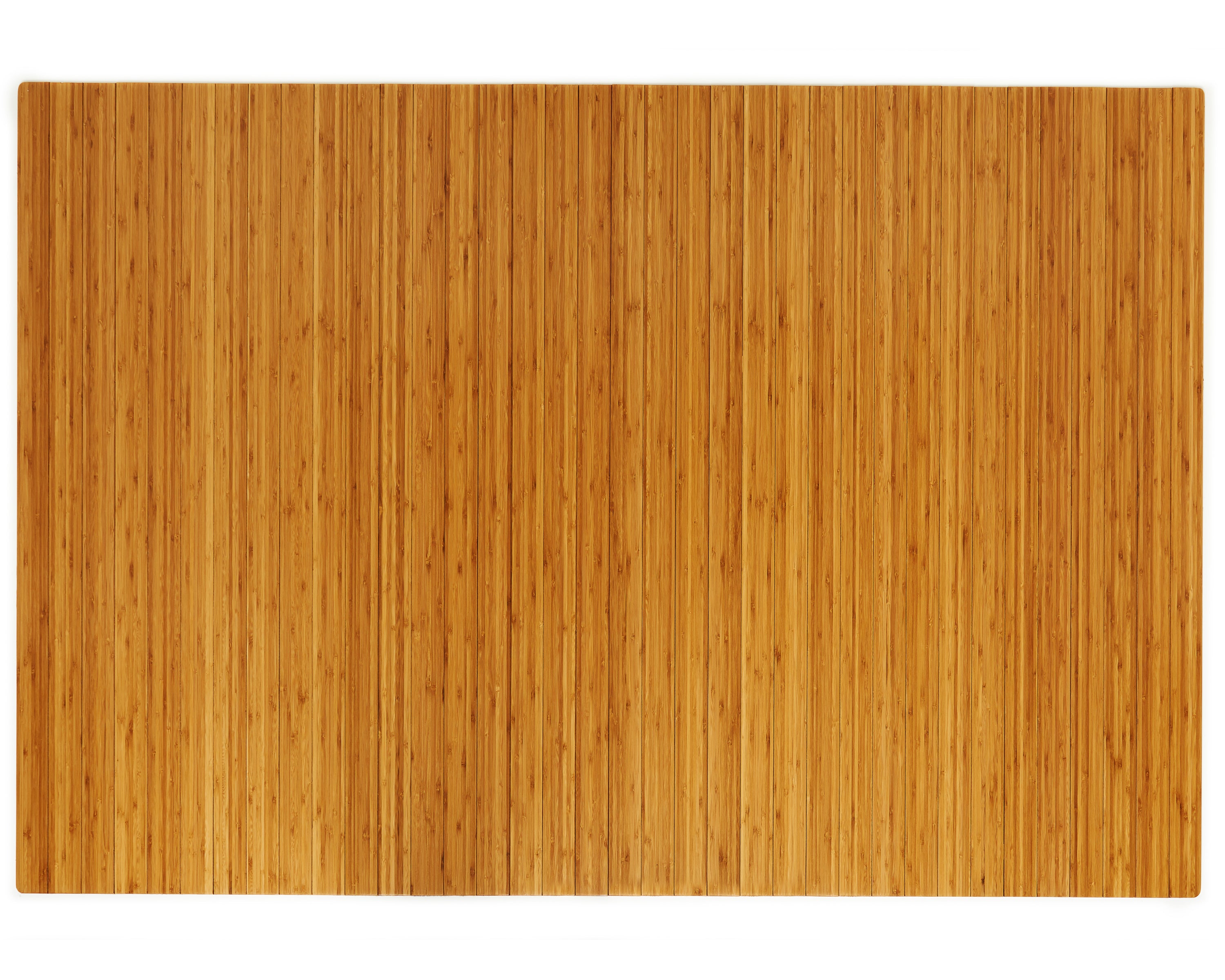 Anji Mountain Bamboo Roll-Up Chairmat 60" x 48" no lip