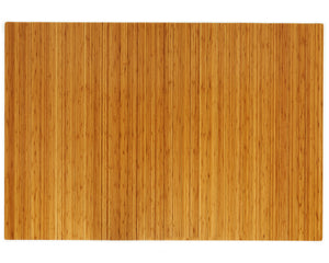 Anji Mountain Bamboo Roll-Up Chairmat 60" x 48" no lip