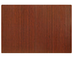 Anji Mountain Bamboo Roll-Up Chairmat 60" x 48" no lip
