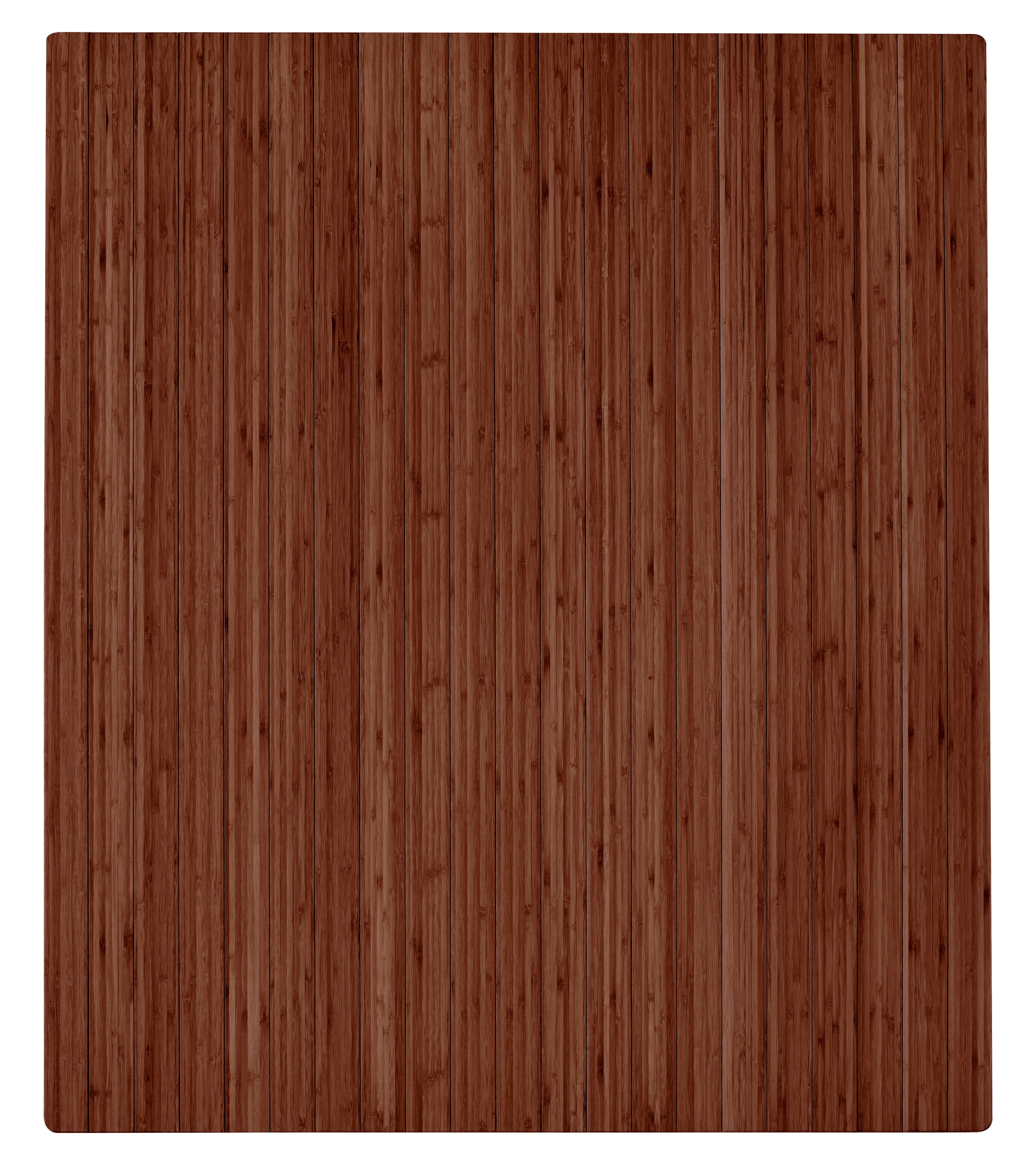 Anji Mountain Bamboo Roll-Up Chairmat 42" x 48" no lip