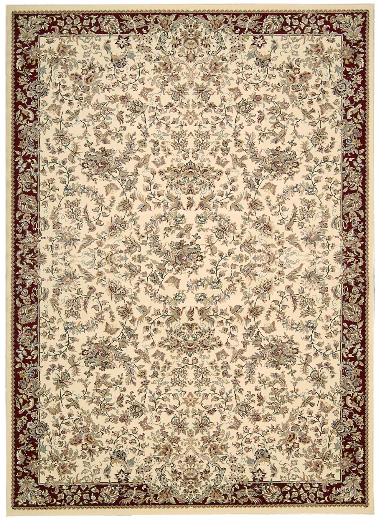 Kathy Ireland Antiquities Timeless Elegance Ivory Area Rug by Nourison