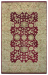 Rizzy Home Aquarius AQ8659 Burgundy Border Area Rug