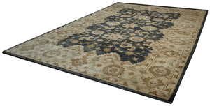 Rizzy Home Aquarius AQ8831 Gray Border Area Rug