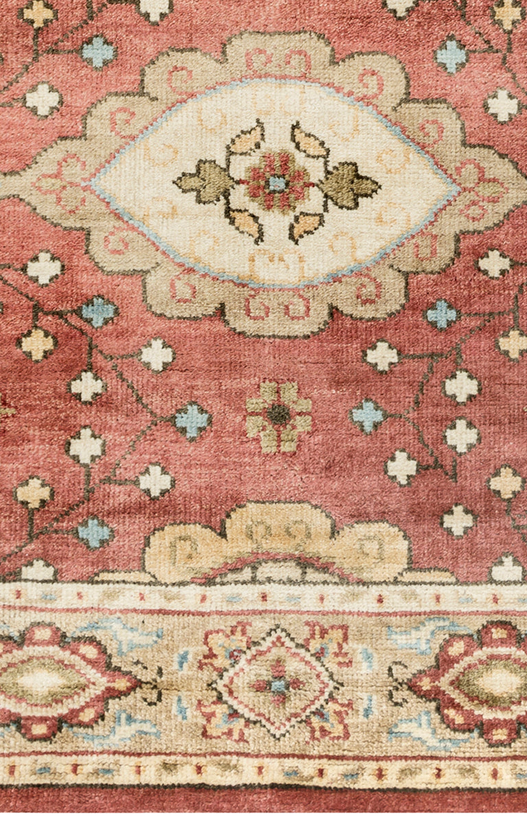 Rizzy Home Aquarius AQ8844 Red Border Area Rug
