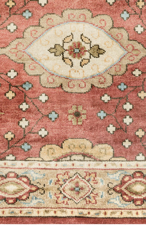 Rizzy Home Aquarius AQ8844 Red Border Area Rug