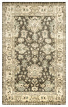 Rizzy Home Aquarius AQ8846 Black Border Area Rug