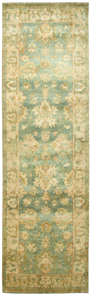 Rizzy Home Aquarius AQ8847 Blue Border Area Rug