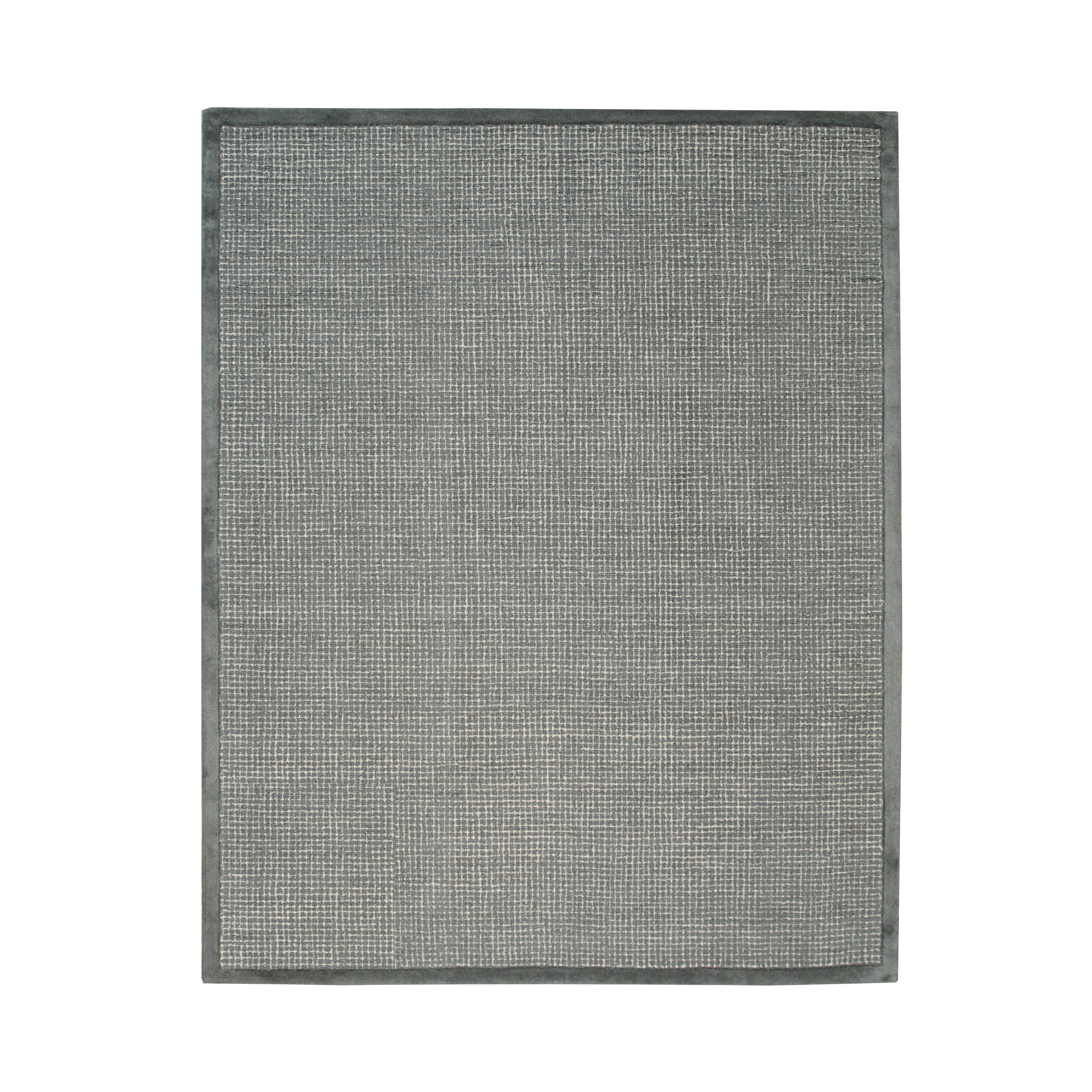 EORC Green Hand-Tufted Wool Timothy Rug