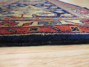EORC Hand-knotted Wool Ivory Traditional Oriental Mohtasham Rug
