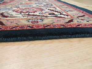 EORC Hand-knotted Wool Green Traditional Oriental Pak-Persian Rug